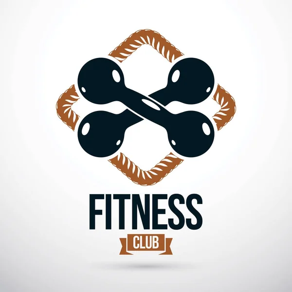 Logo del club de fitness — Vector de stock