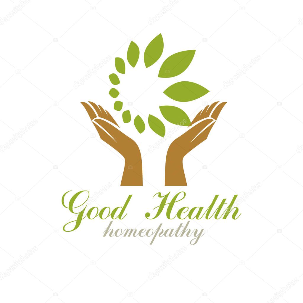Medical rehabilitation abstract logo