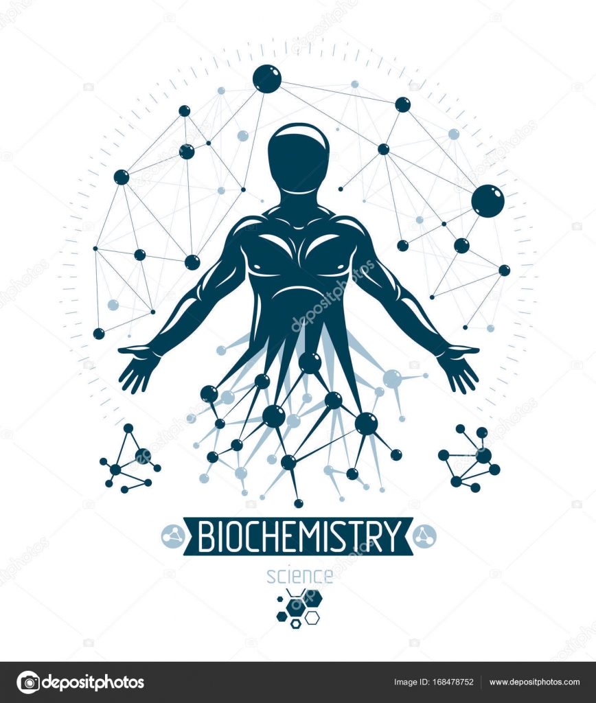 Man made with molecular connections Stock Vector by ©Ostapius 168478752