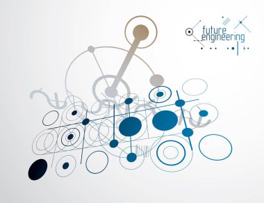 Fütüristik soyut duvar kağıdı