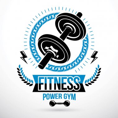 Vücut geliştirme spor salonu amblemi