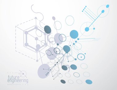 Gelecekçi soyut arkaplan