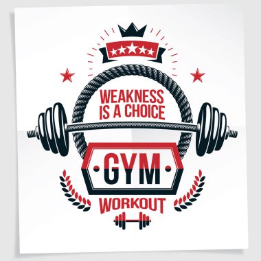 Bodybuilding motivation poster