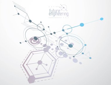 Gelecekçi soyut arkaplan