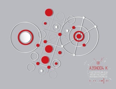 Mekanik düzeni duvar kağıdı