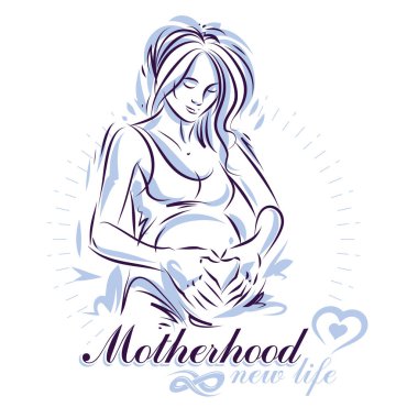 hamile kadın çizilmiş resmi