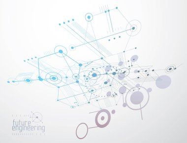 Gelecekçi soyut arkaplan