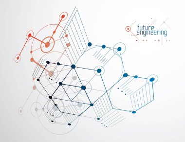 Fütüristik soyut duvar kağıdı