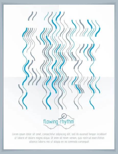 Akan ritim, soyut dalga satırları