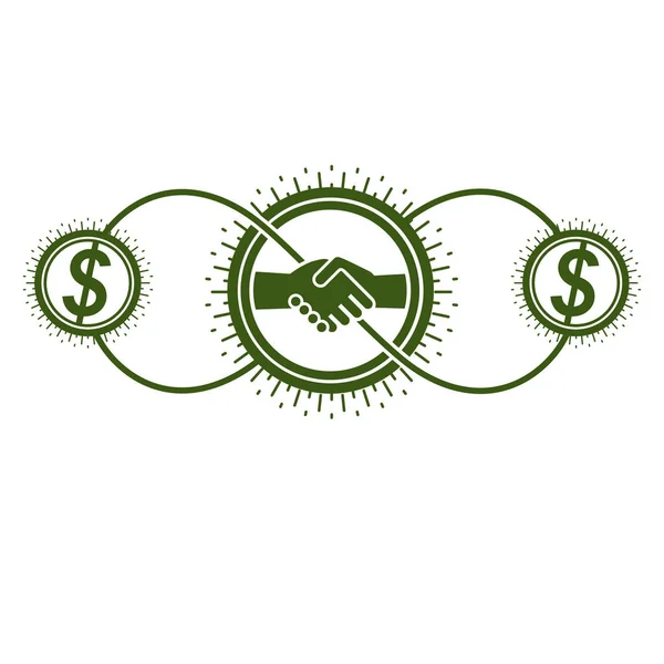 Logotipo exitoso del negocio — Vector de stock