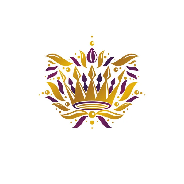 Logo de la corona real — Vector de stock