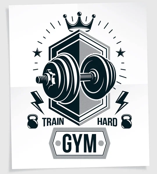 Spor salonu reklam afişi