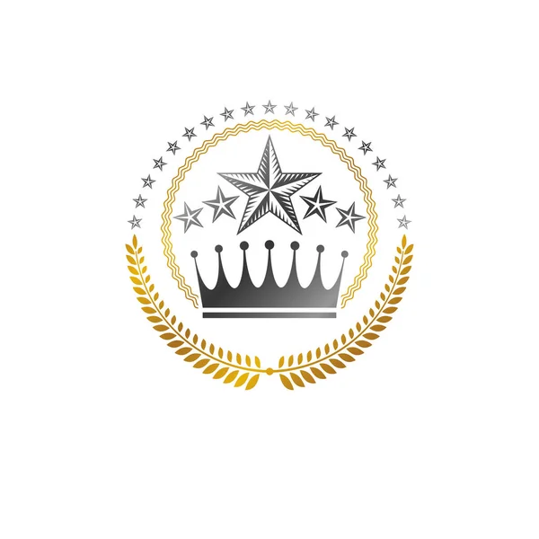 Emblema della corona reale — Vettoriale Stock