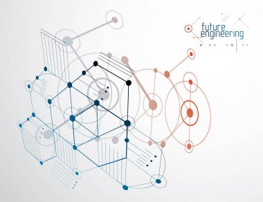 Mühendislik teknolojik duvar kağıdı.