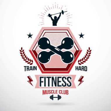 Spor salonu poster halter