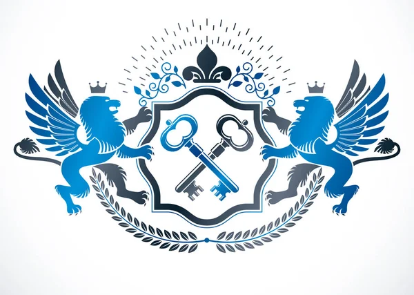 Insigne de style rétro — Image vectorielle