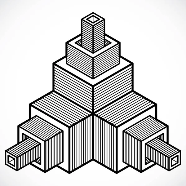 Forma de ingeniería abstracta — Archivo Imágenes Vectoriales