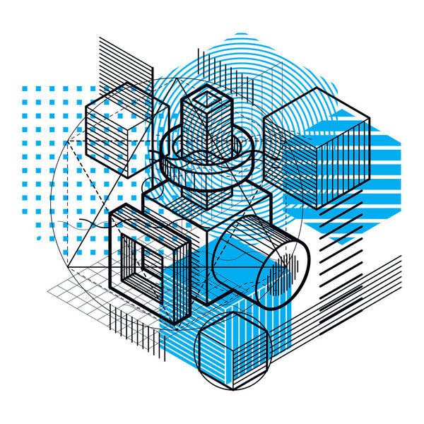 abstract man with raised reaching up