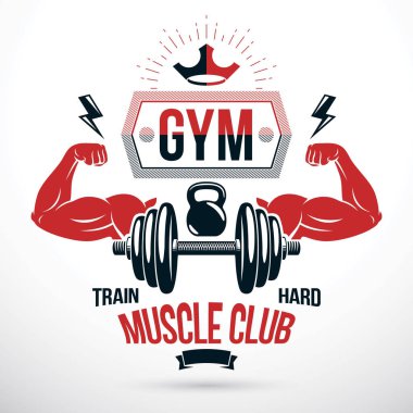 Spor salonu reklam afişi