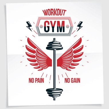 Gym motivation poster