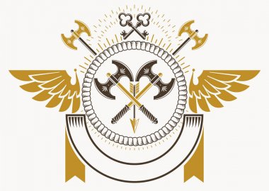 hanedan amblemi illüstrasyon.