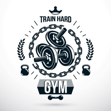 Spor salonu reklam afişi