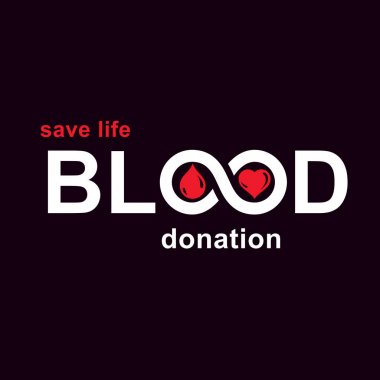 Kan bağışı konsepti