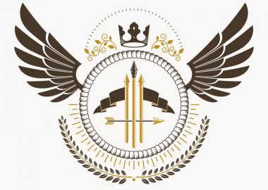 hanedan amblemi illüstrasyon.