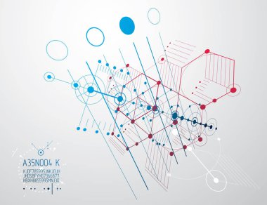 Mekanik düzeni arka plan