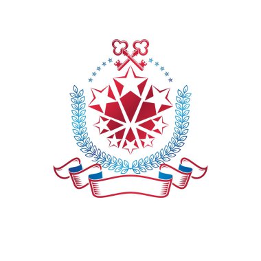 Pentagonal yıldız amblem