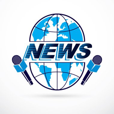 News and facts logo clipart