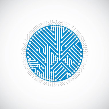 Elektronik bileşenleri olan devre kartı