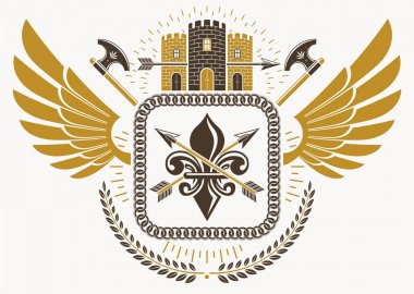 Vintage hanedan amblemi