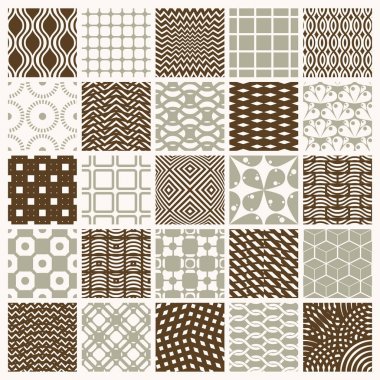 Grafik süs çini koleksiyonu 