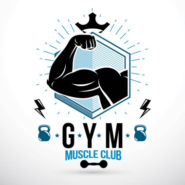 Spor salonu reklam afişi