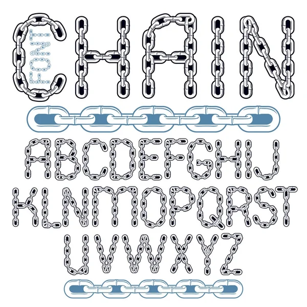 Alphabet lettres ensemble — Image vectorielle