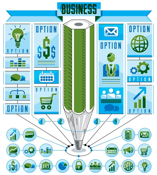 Elementów kreatywnych infografiki — Wektor stockowy