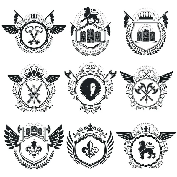 紋章の紋章 — ストックベクタ