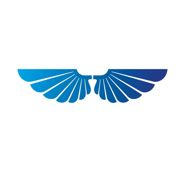 Mavi kanatları hanedan sembolü — Stok Vektör
