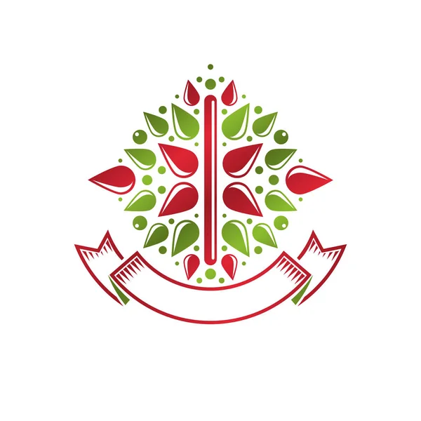 Heraldic coat of arms decorative emblem — Stock Vector