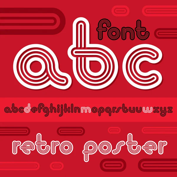 Typoskript zur Verwendung bei der Logoerstellung — Stockvektor