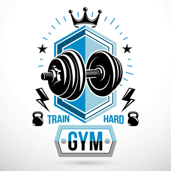 Affiche publicitaire Gym — Image vectorielle