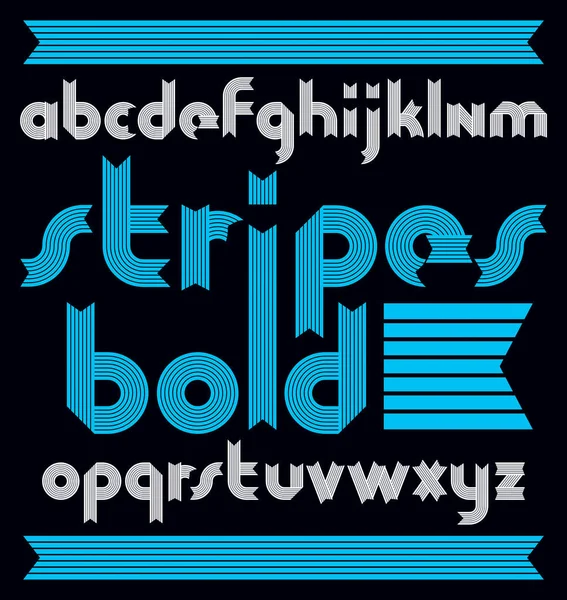 Modern alphabet letters — Stock Vector