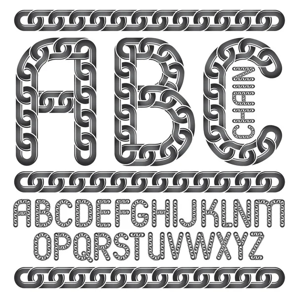 Letras del alfabeto inglés — Archivo Imágenes Vectoriales