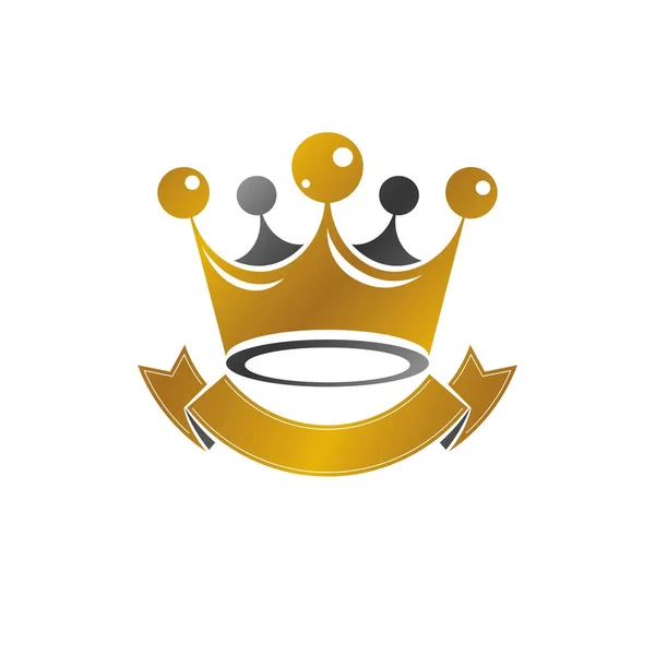 Royal Crown embleem — Stockvector