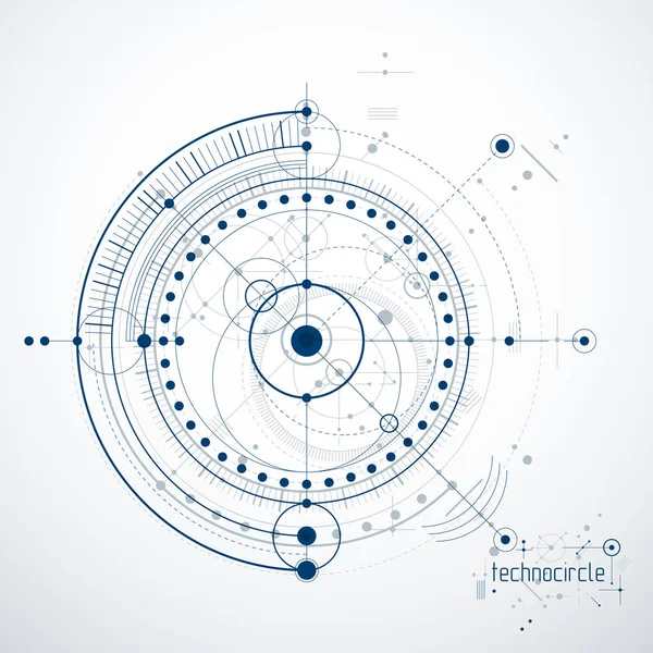 Abstrakta tekniska plan — Stock vektor