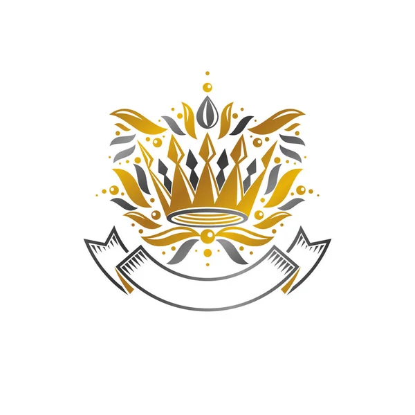 Royal Crown emblem — Stock vektor
