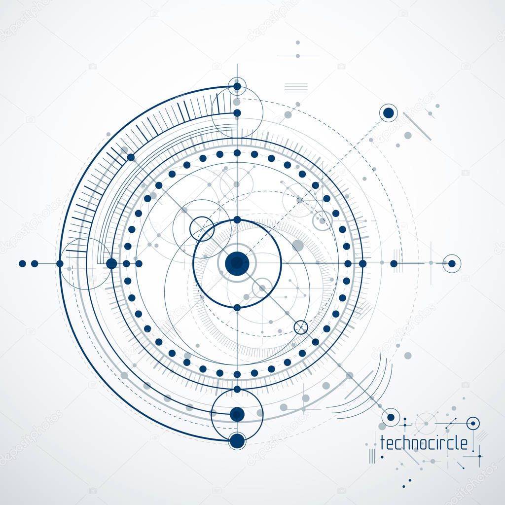 Abstract technical plan