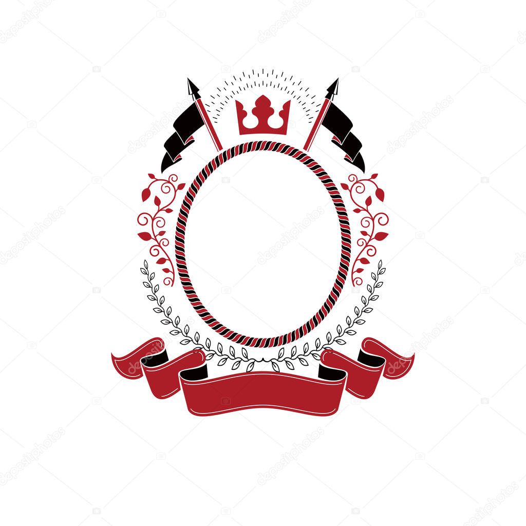 emblem made with imperial Crown