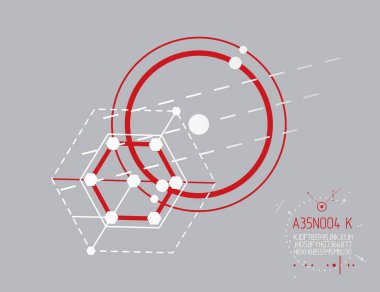 Vektör endüstriyel ve mühendislik arka plan, gelecek teknik planı. Mekanizması, grafik illüstrasyon soyut blueprint. 